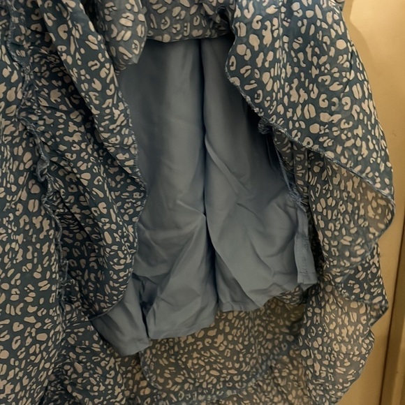 NWT V Neck Long Sleeve Wrap Maxi Dress A Line Empire Waist Casual Chiffon Dress - Picture 5 of 12